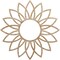 Ekena Millwork Daisy Wood Fretwork Pierced Ceiling Medallion, Red Oak, 28"OD x 9 3/4"ID x 3/8"T CMWP28X28X0375DARO - alternate 1
